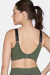 Zelocity  Medium Impact Quick Dry Sports Bra - Four Clover Leaf — thumbnail 2